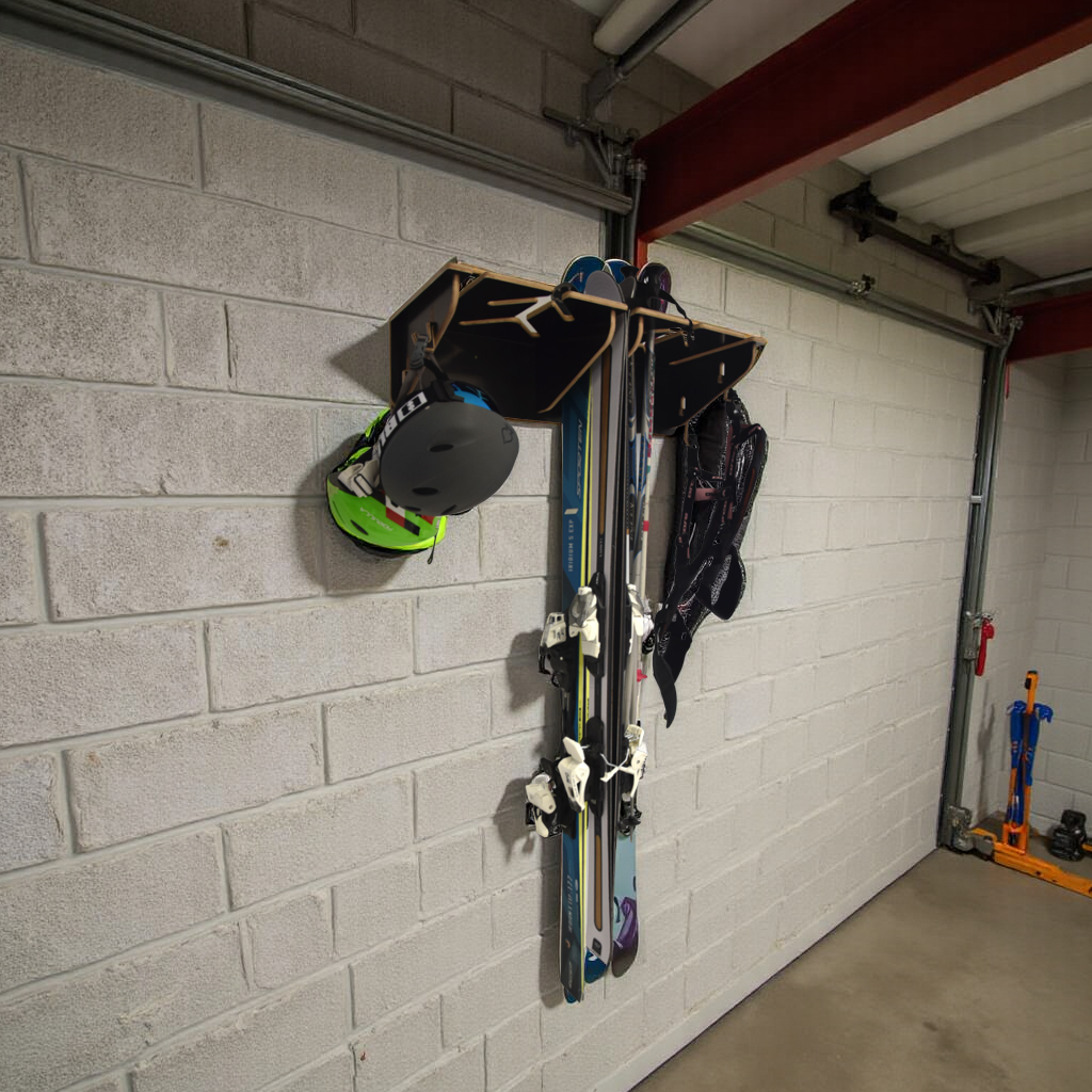 Kombinierte Ski Wandhalter